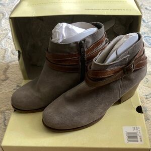 Sonoma Suede Booties 8.5 Grey EUC